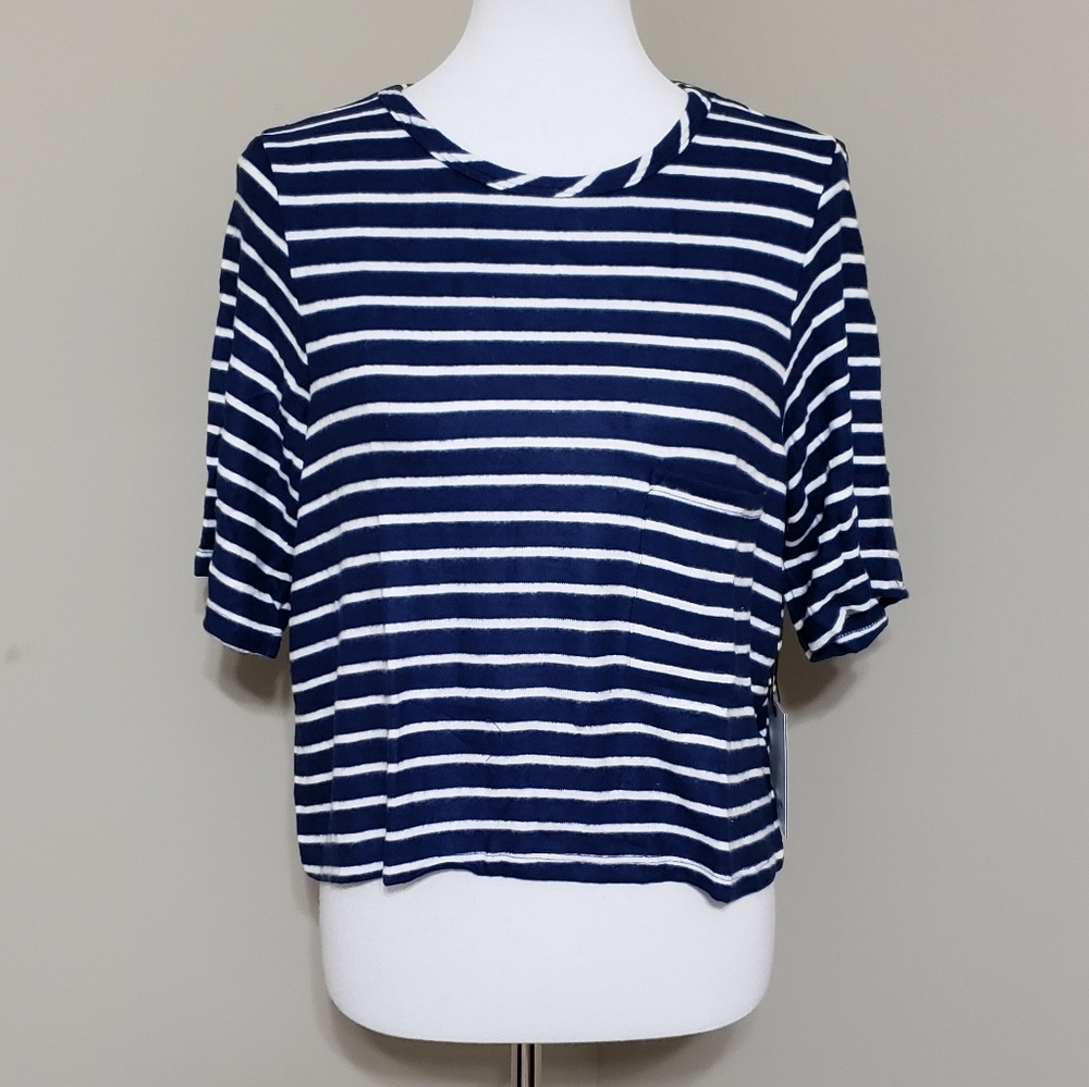 Striped crop top - Picture 2 of 5